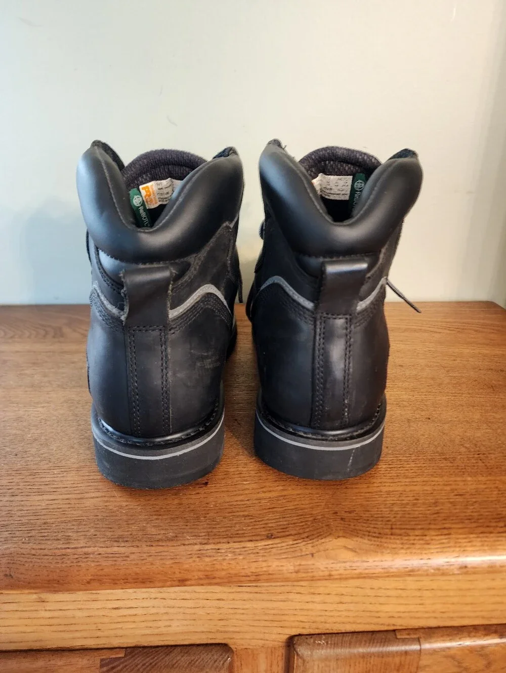 Men's Timberland PRO 24/7 Steel Toe Black Leather Boots